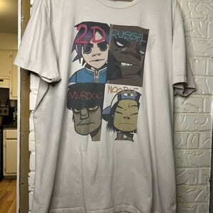 Gorillaz - Vintage Group Members Shirt - Size XXL - Bleach Spots In Photos